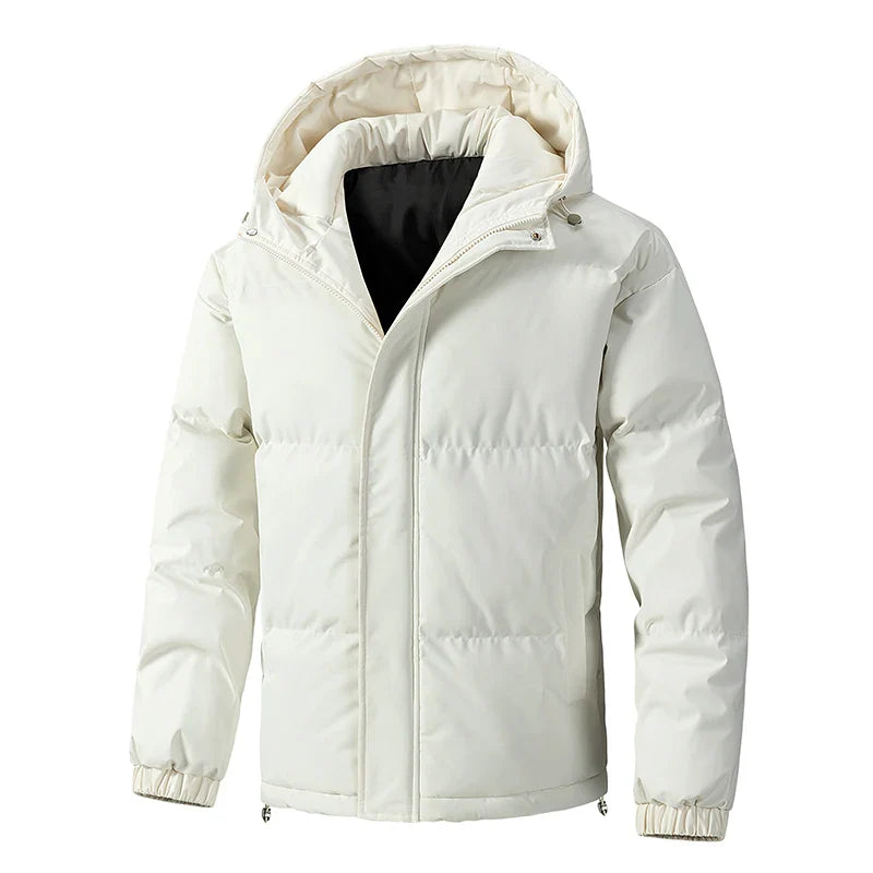Elegantne parka kapuutsiga