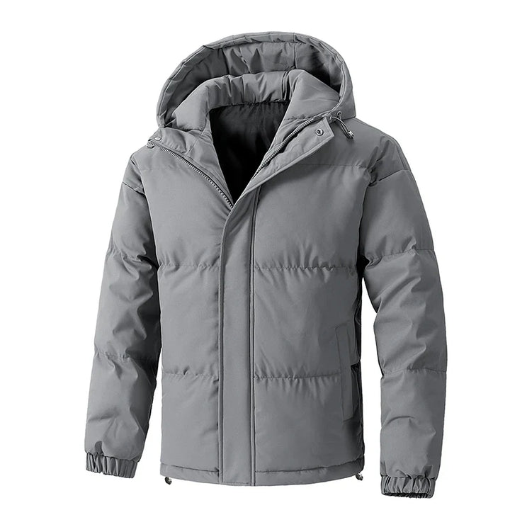 Elegantne parka kapuutsiga