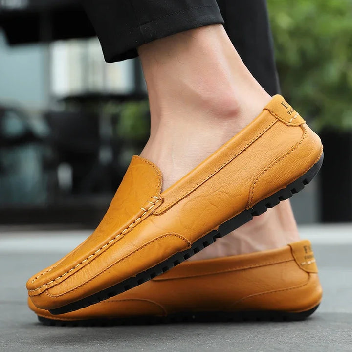 Vintage nahast Loafers