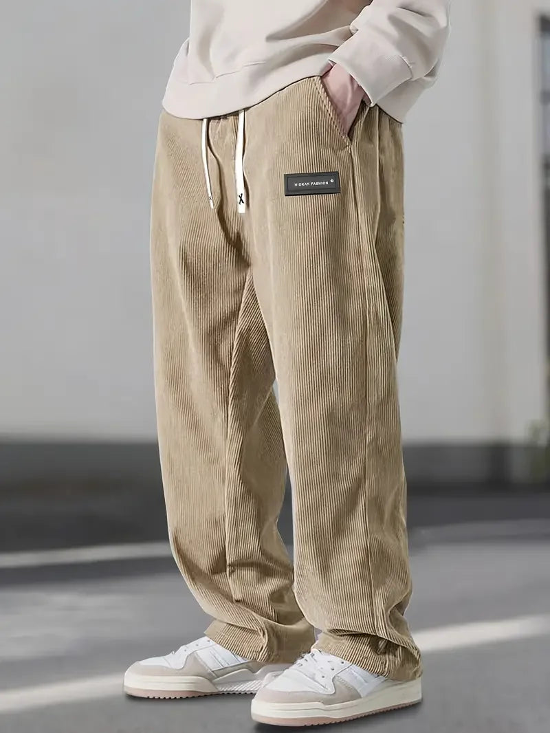 Kaasaskantavad corduroy püksid