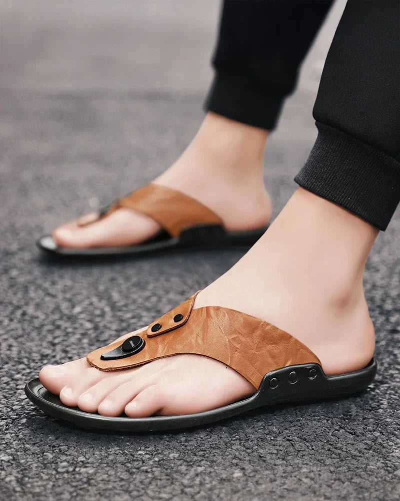 Elegantne Nahast Sandaalid