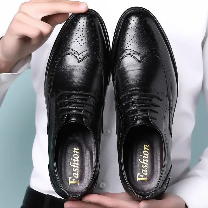 Elegantne nahkne brogue