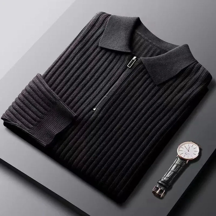 Elegantne triibuline särk lukuga