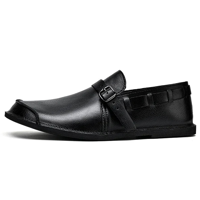 Leren Loafers koos klambriga