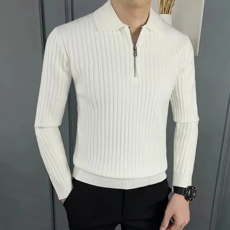 Elegantne triibuline särk lukuga