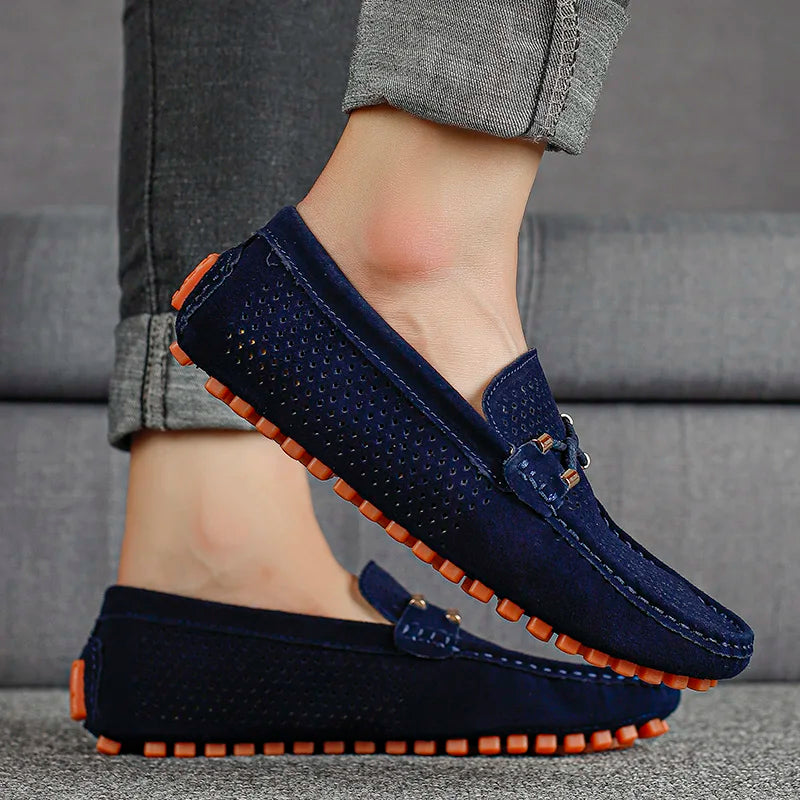 GIANNI PERFOREERITUD NAHKSED LOAFERID