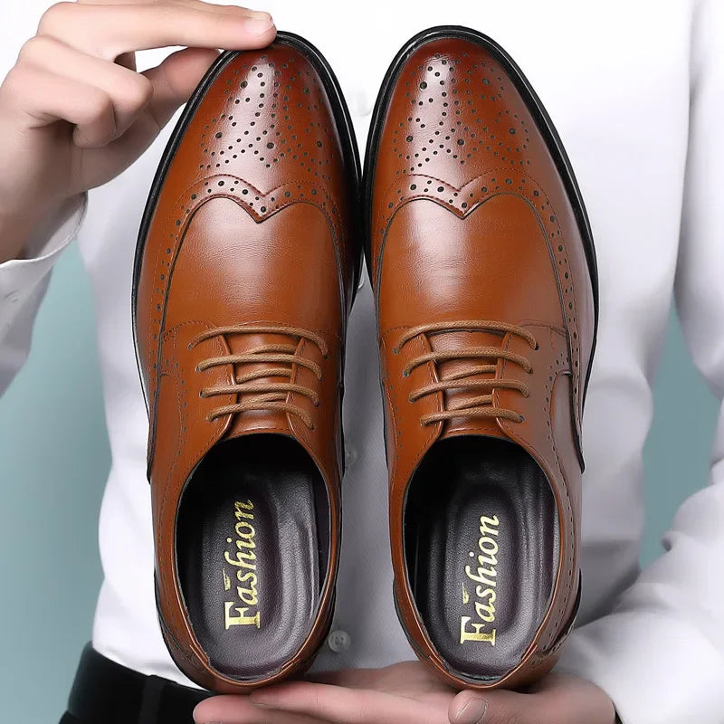 Elegantne nahkne brogue