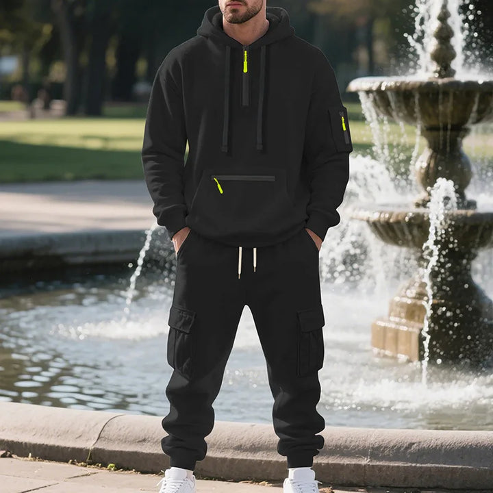 Elegantne Multi-Pocket meeste komplekt