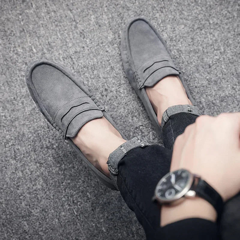 Kerge suède Loafers