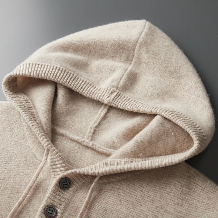Elegantne Merino Villa Kapuutsiga Särk