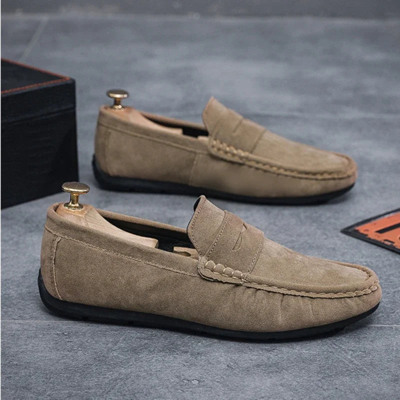Kerge suède Loafers