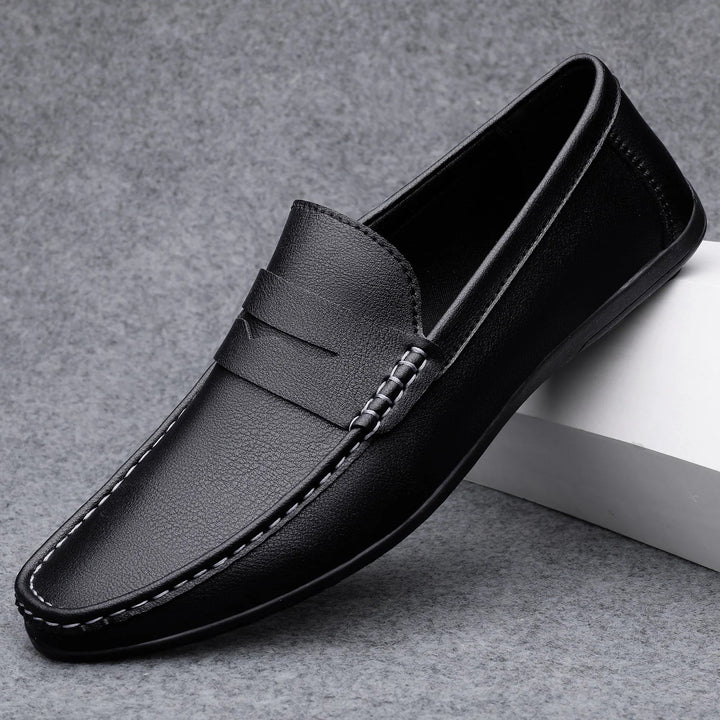 Klassikalised Itaalia nahast Loaferid