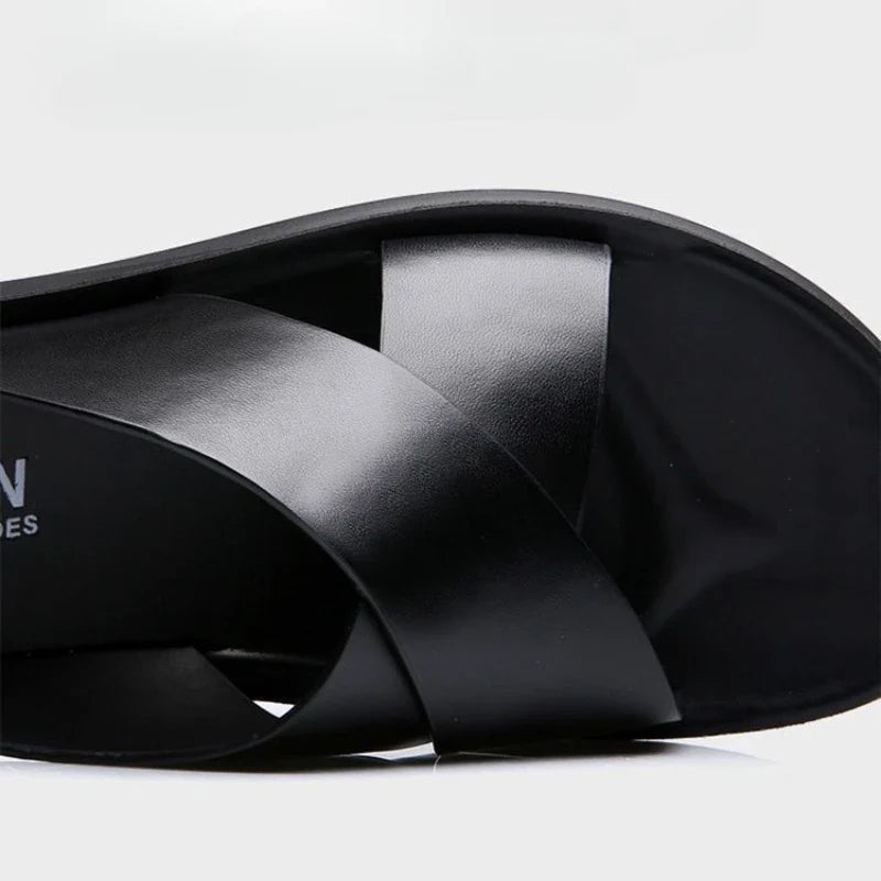 Elegantne Nahast Sandaalid