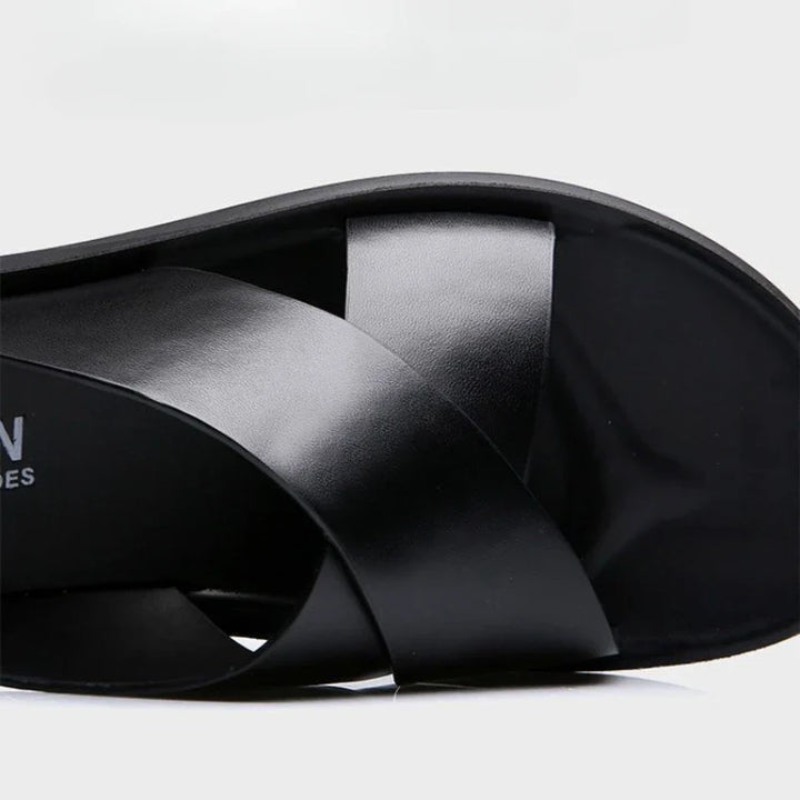 Elegantne Nahast Sandaalid