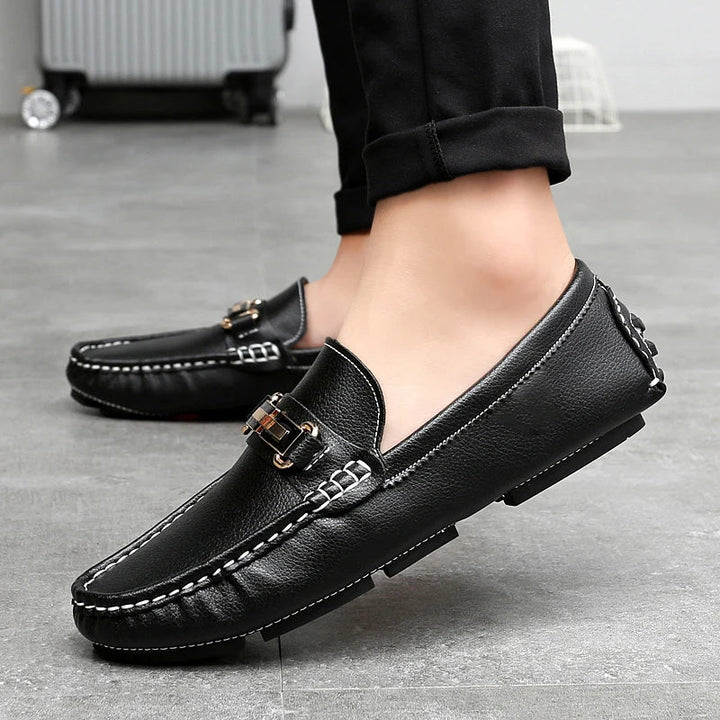 Tõeline nahast Loaferid