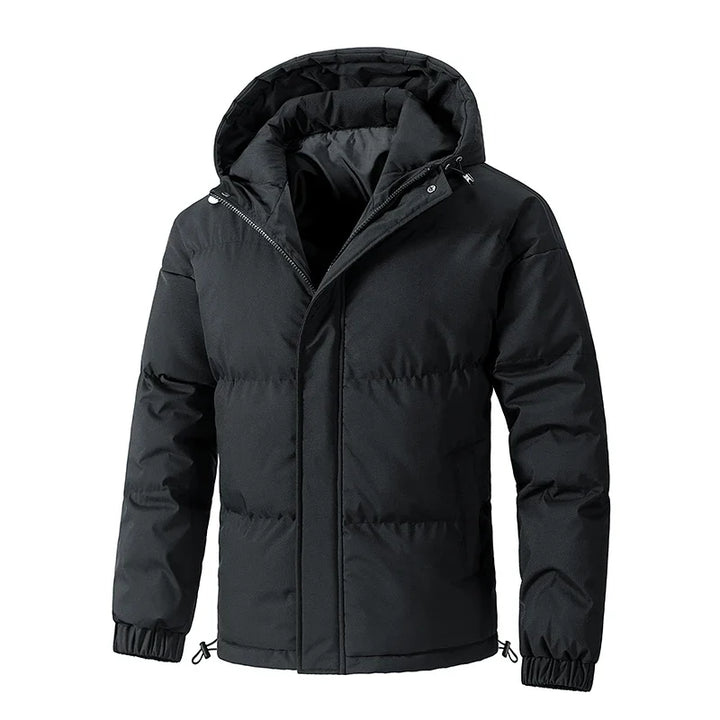 Elegantne parka kapuutsiga