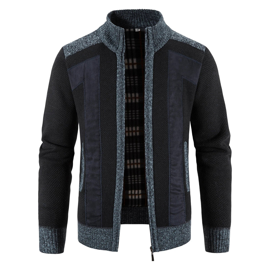 Elegantne kootud vest lukuga