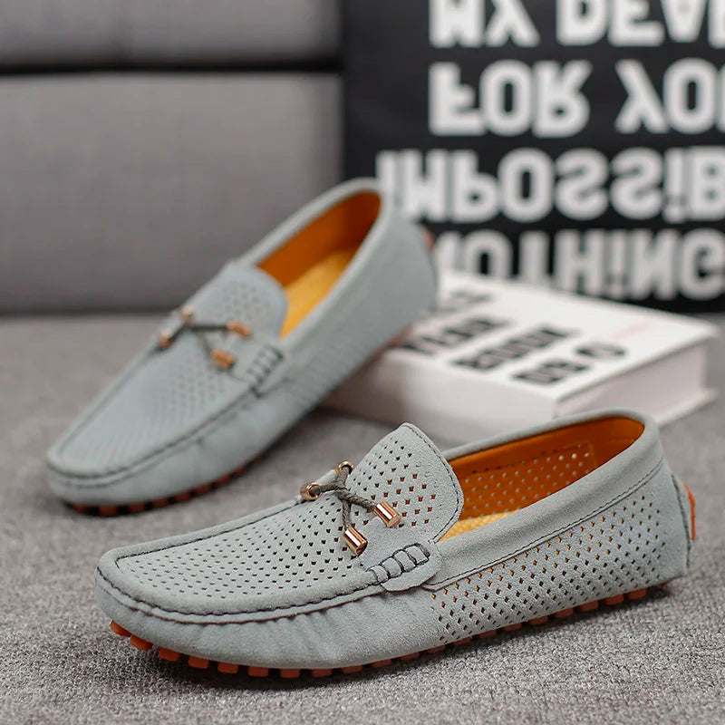 GIANNI PERFOREERITUD NAHKSED LOAFERID