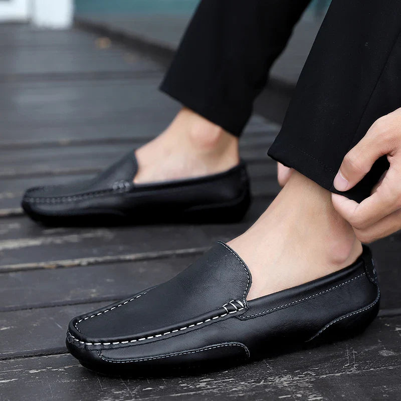 Vintage nahast Loafers