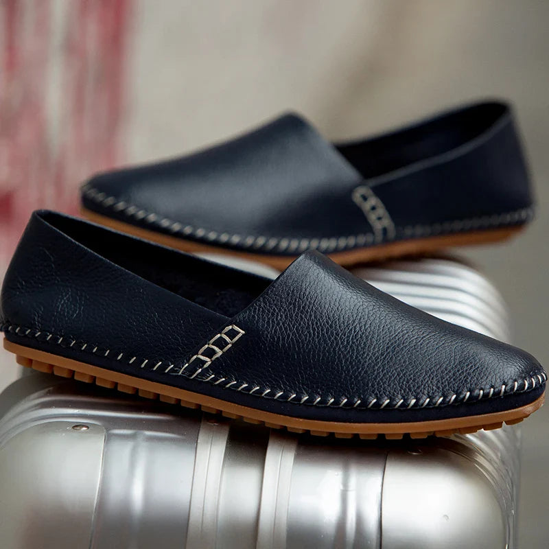 Kerged Nahast Loafers