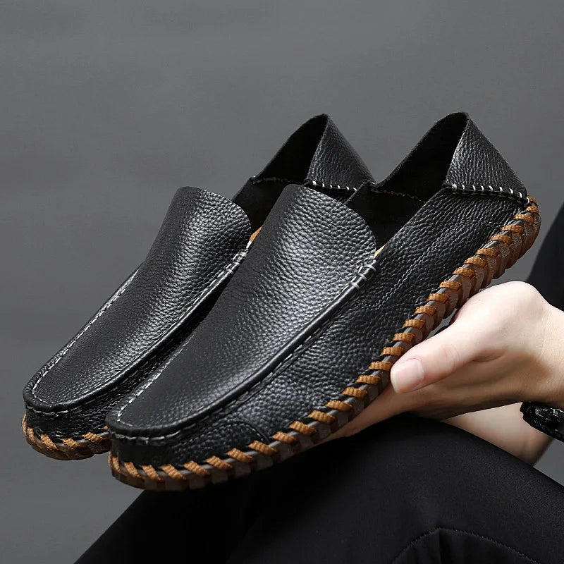 Igapäevased nahast loafers