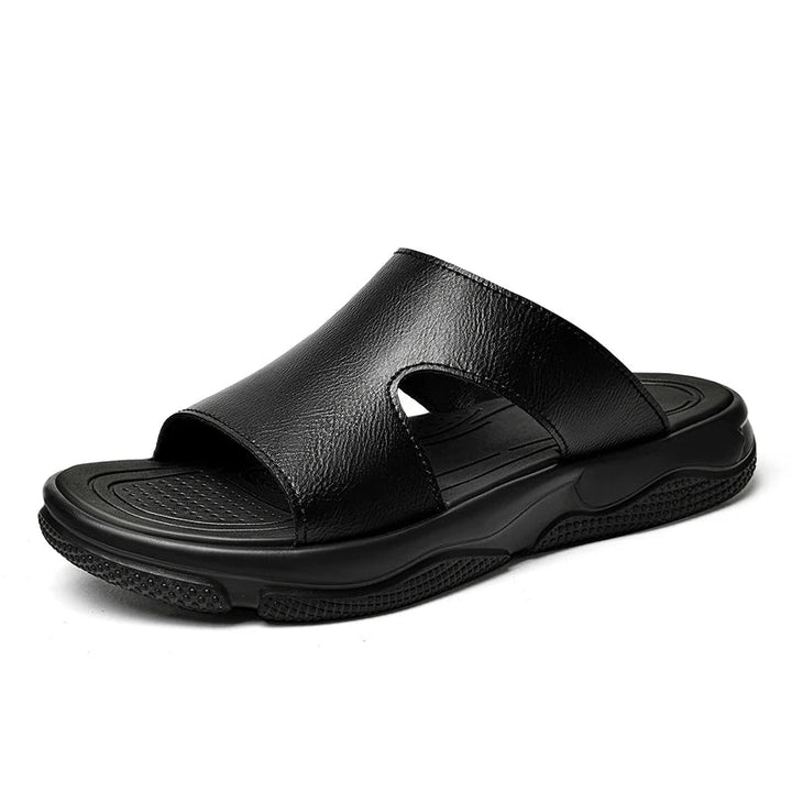 Elegantne nahkne meeste sandaalid