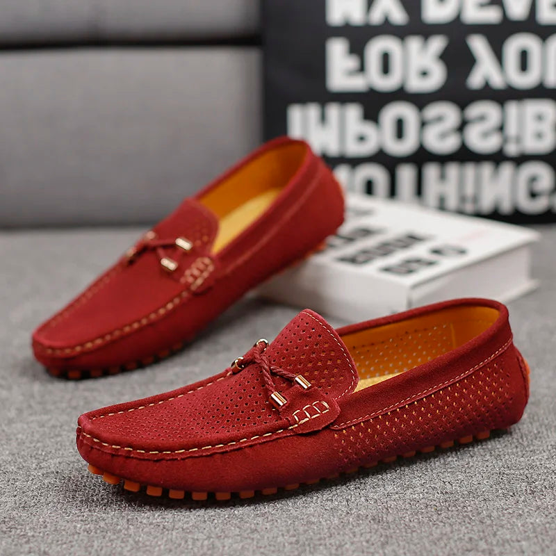 GIANNI PERFOREERITUD NAHKSED LOAFERID