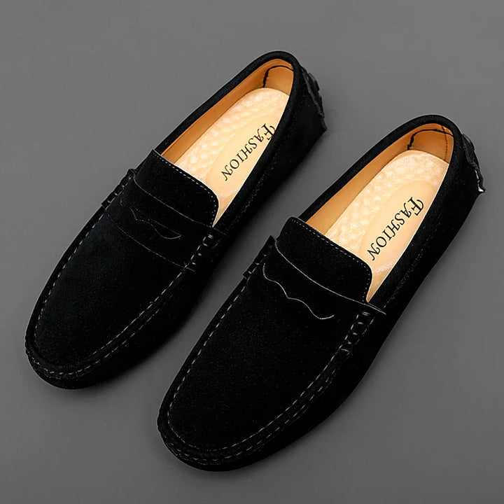 Suede Loafers