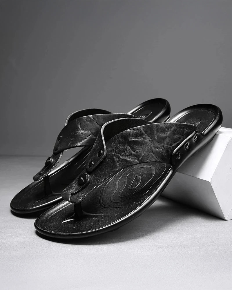 Elegantne Nahast Sandaalid