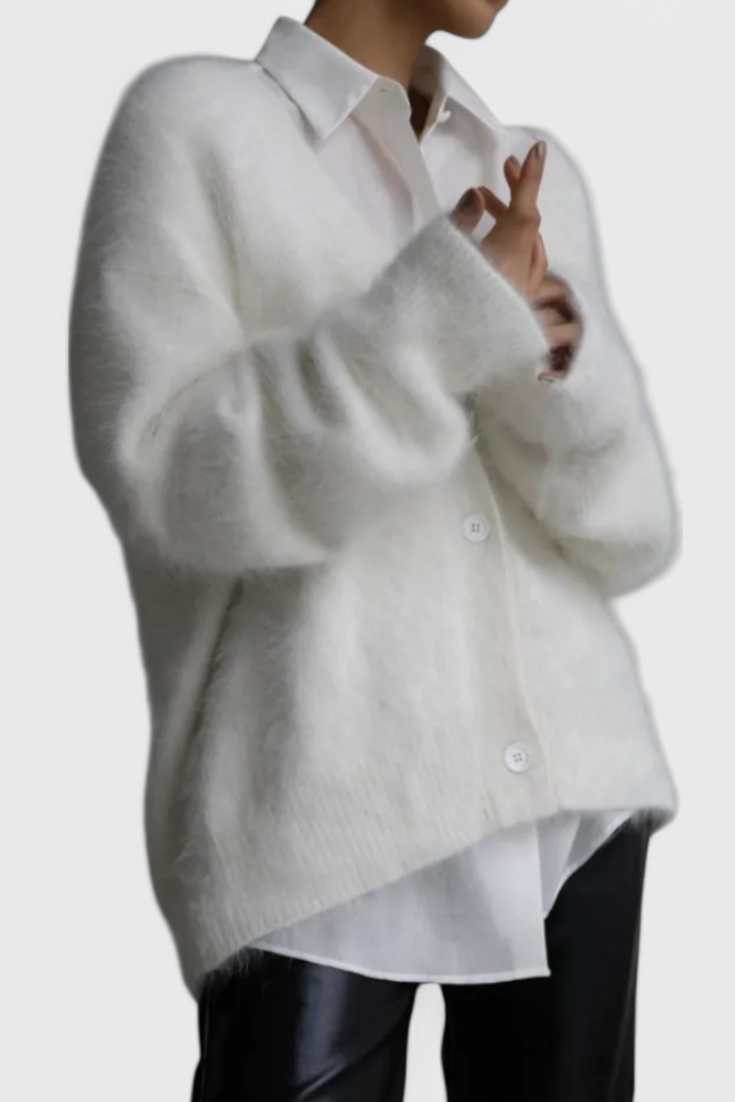 Daniela | Pehme cashmere segu kardigan