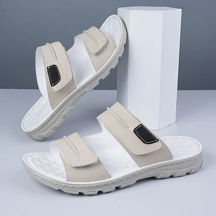 Elegantne nahast meeste sandaalid