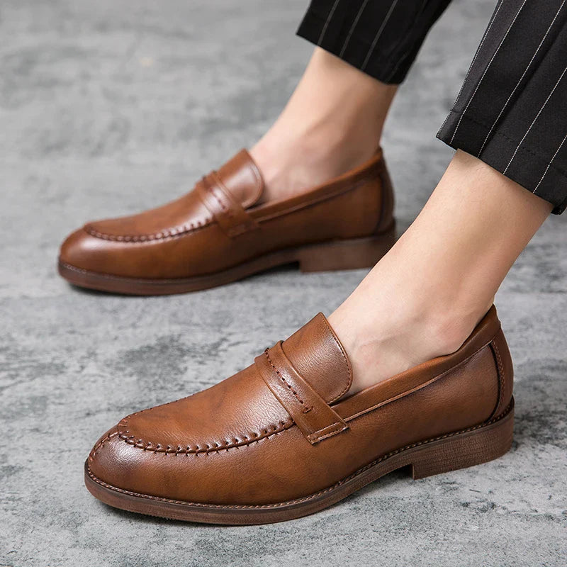 Leren Loafers