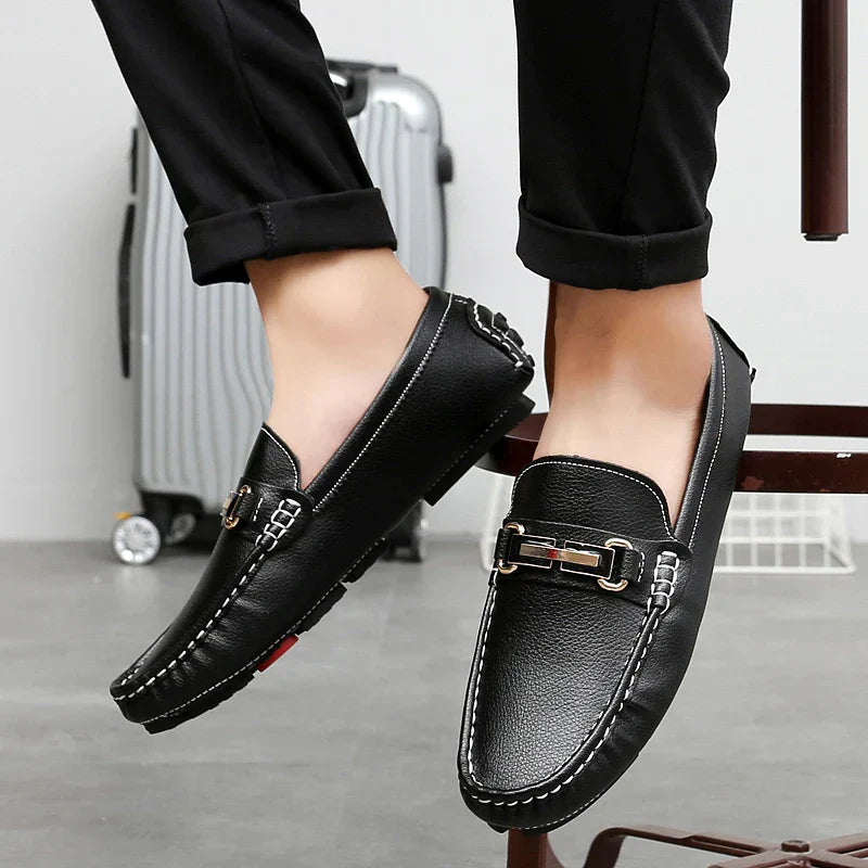 Tõeline nahast Loaferid