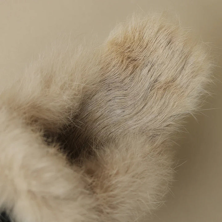 VELOURA SUEDE SHEARLING MULED
