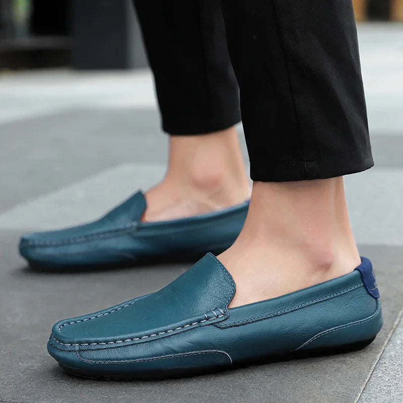 Vintage nahast Loafers