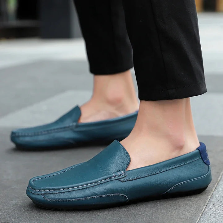 Vintage nahast Loafers
