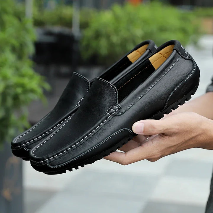 Vintage nahast Loafers