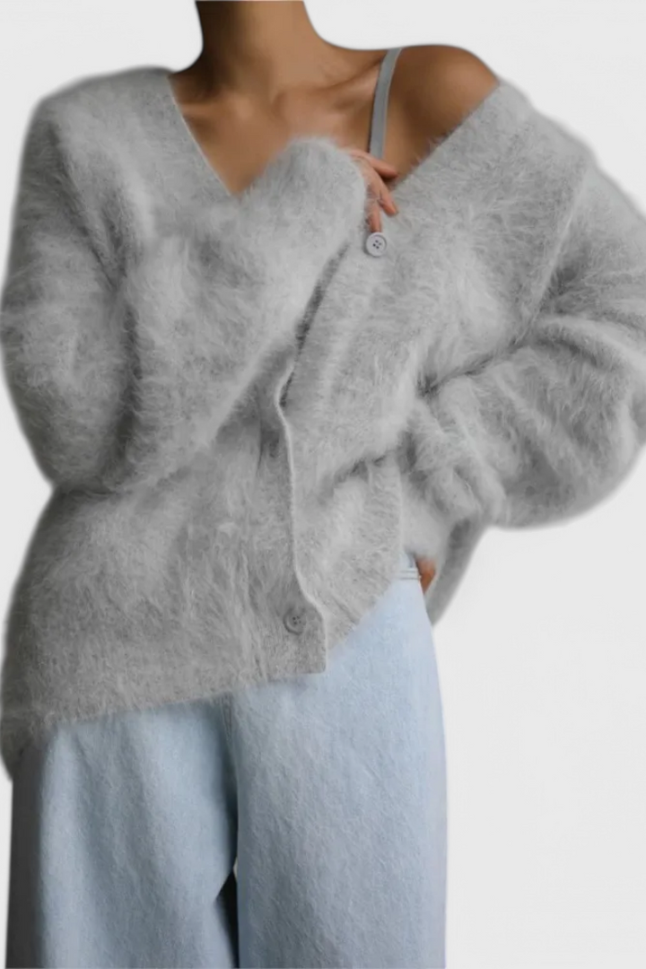 Daniela | Pehme cashmere segu kardigan