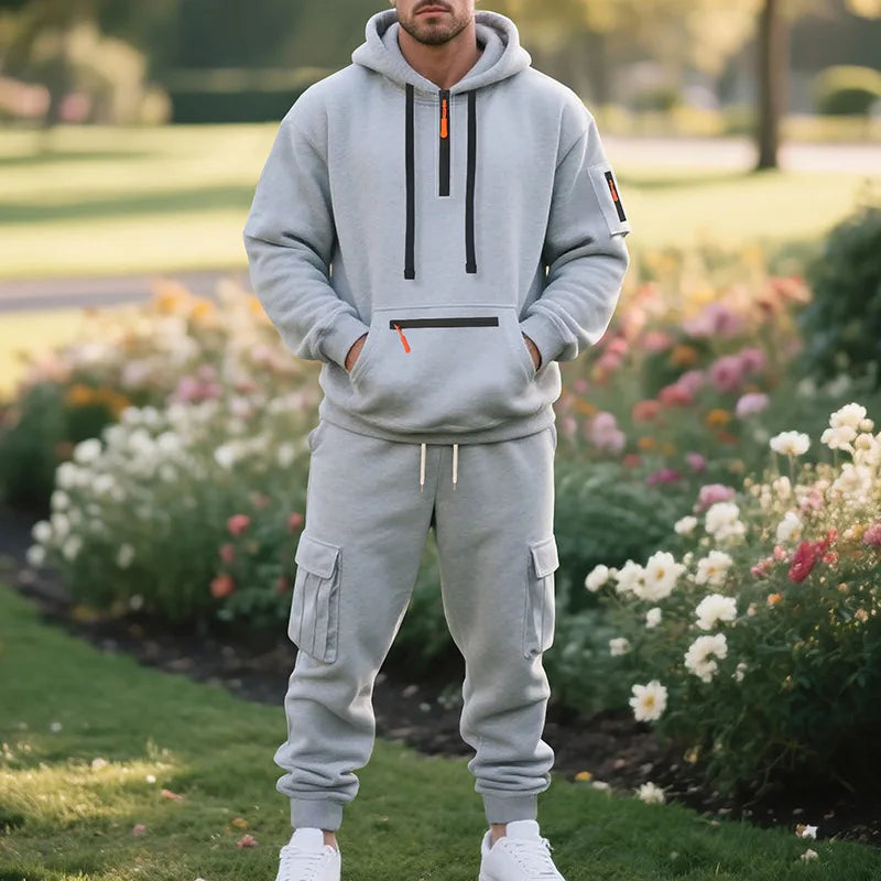 Elegantne Multi-Pocket meeste komplekt
