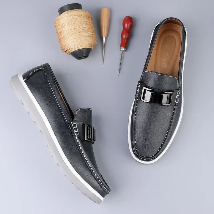 Luksuslikud nahast loafersid
