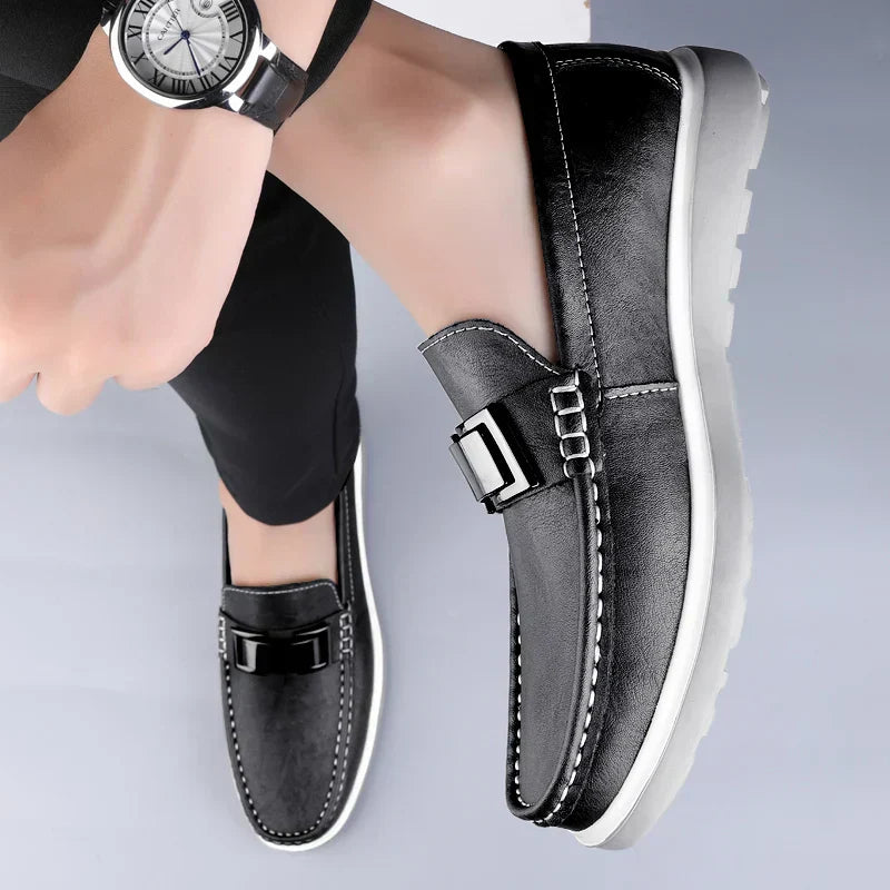Luksuslikud nahast loafersid