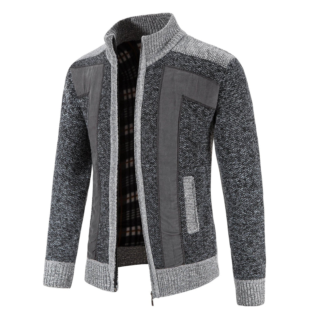 Elegantne kootud vest lukuga