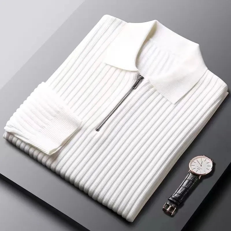 Elegantne triibuline särk lukuga