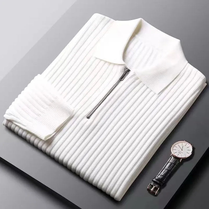 Elegantne triibuline särk lukuga