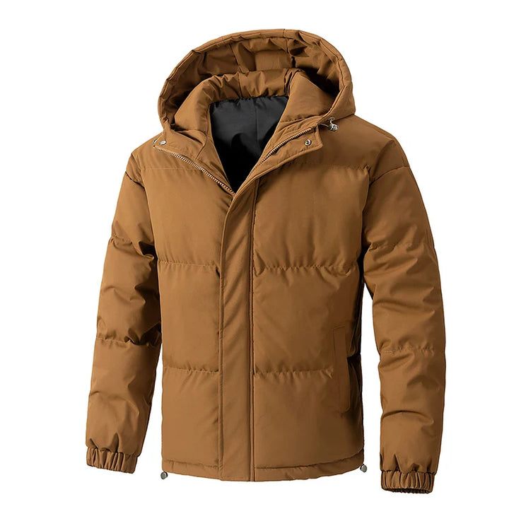 Elegantne parka kapuutsiga