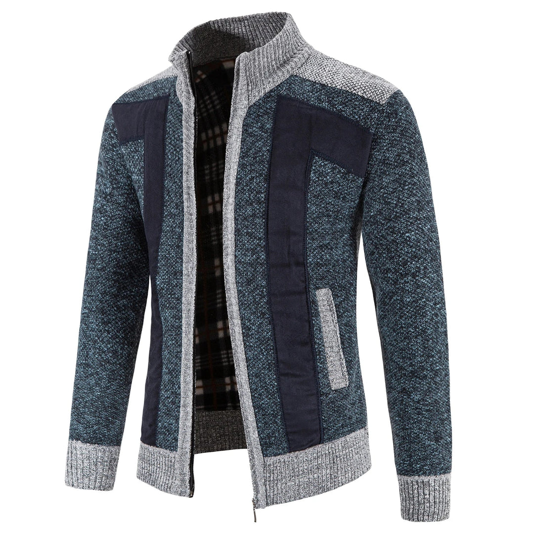 Elegantne kootud vest lukuga