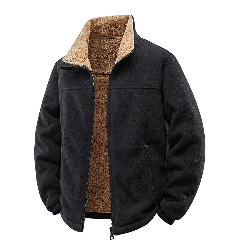 Mugav fleece voodriga jakk