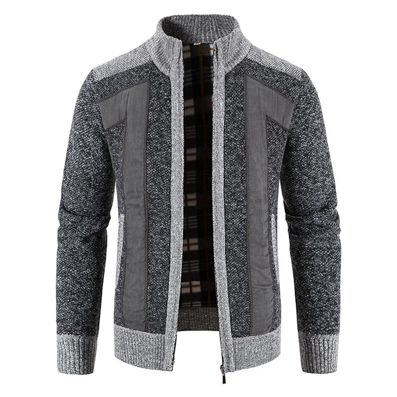 Elegantne kootud vest lukuga