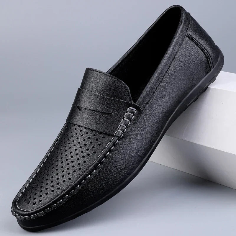 Klassikalised Itaalia nahast Loaferid