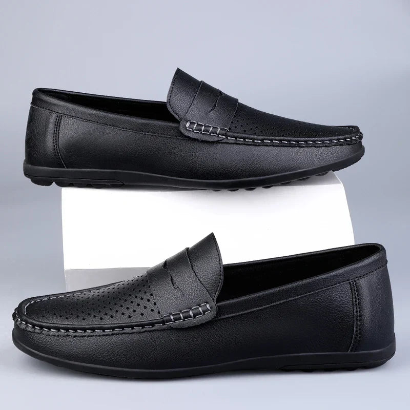 Klassikalised Itaalia nahast Loaferid